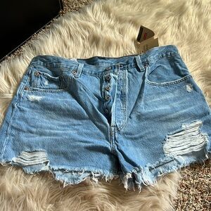 Levi’s 501 high rise shorts